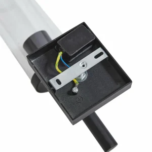 Lucande applique d'extérieur Zanta, hauteur 39 cm, IP54, noir^ Luminaires De Terrasse