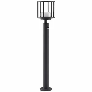 Lucande Berenike borne détecteur mouvement 85 cm^ Bornes Extérieures Avec Détecteur