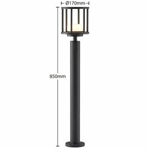 Lucande Berenike borne lumineuse, 85 cm^ Bornes Éclairage Extérieur
