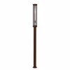 Lucande Borne lumineuse Alivaro, couleur rouille, aluminium, 220 cm, E27^ Bornes Éclairage Extérieur