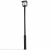 Lucande lampadaire d'extérieur Dunia, gris foncé, aluminium^ Lampadaires D'Extérieur