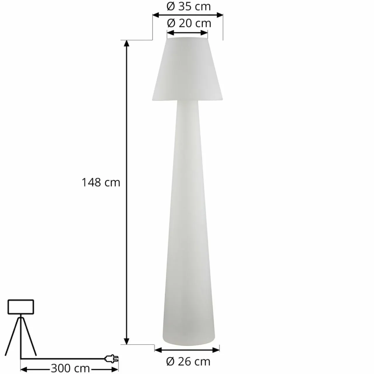 lucande_luminaire_de_terrasse_gauri__cm_plastique_ip_1.webp Lucande luminaire de terrasse Gauri, 150 cm, plastique, IP65^ Luminaires De Terrasse