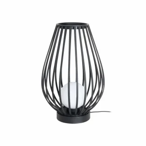 Lucande luminaire de terrasse Marrin, noir, métal, Ø 46cm^ Luminaires De Terrasse