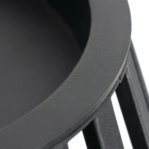Lucande luminaire de terrasse Marrin, noir, métal, Ø 46cm^ Luminaires De Terrasse
