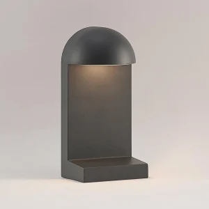 Lucande luminaire pour socle Jasmia, aluminium, gris foncé, G9^ Potelets Extérieurs