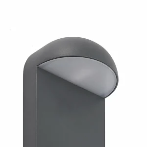 Lucande luminaire pour socle Jasmia, aluminium, gris foncé, G9^ Potelets Extérieurs