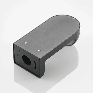 Lucande luminaire pour socle Jasmia, aluminium, gris foncé, G9^ Potelets Extérieurs
