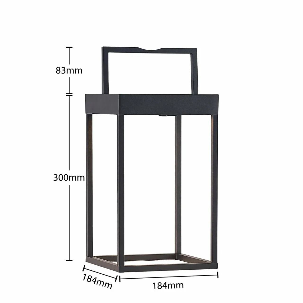 lucande_lynzy_lampe_solaire_led_noire_cm_4.webp Lucande Lynzy lampe solaire LED, noire, 38,3 cm^ Lampes Décoratives