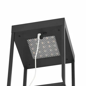 Lucande Lynzy lampe solaire LED, noire, 38,3 cm^ Lampes Décoratives
