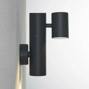 Lucande Maloney applique d’extérieur, à 2 lampes^ Appliques Murales Extérieures