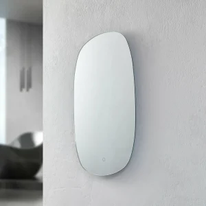 Lucande miroir LED Celestiel, ovale, chauffant, CCT, 80 cm^ Meubles & Aménagements