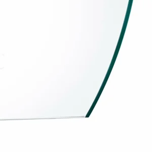 Lucande miroir LED Celestiel, semi-circulaire, CCT, Ø 50 cm^ Meubles & Aménagements