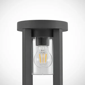 Lucande Overa borne lumineuse, E27^ Bornes Éclairage Extérieur