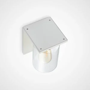 Lucande Semka applique d’extérieur, blanche^ Appliques Murales Extérieures