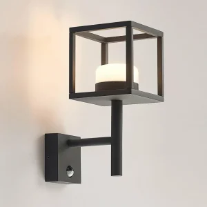 Lucande Timio applique d’extérieur uplight capteur^ Appliques D'Extérieur Avec Détecteur