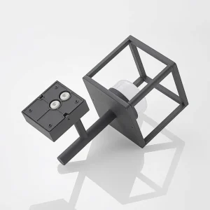 Lucande Timio applique d’extérieur uplight capteur^ Appliques D'Extérieur Avec Détecteur