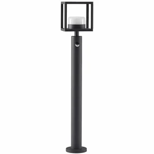 Lucande Timio borne lumineuse, 85 cm, avec capteur^ Bornes Extérieures Avec Détecteur