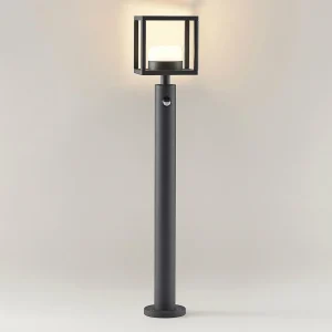 Lucande Timio borne lumineuse, 85 cm, avec capteur^ Bornes Extérieures Avec Détecteur