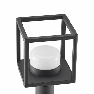 Lucande Timio borne lumineuse, 85 cm, avec capteur^ Bornes Extérieures Avec Détecteur
