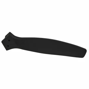 Lucande ventilateur de plafond Vindur, noir, DC, silencieux, 132 cm^ Ventilateurs