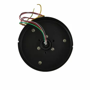 Lucande ventilateur de plafond Vindur, noir, DC, silencieux, 132 cm^ Ventilateurs