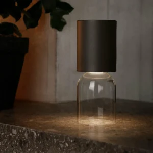 Luceplan Nui Mini lampe à poser à batterie, greige^ Lampes Décoratives