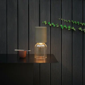 Luceplan Nui Mini lampe à poser à batterie, sable^ Lampes Décoratives