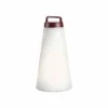 Carpyen Luminaire décoratif d'extérieur LED Sasha, batterie, hauteur 41cm rouge^ Lampes Décoratives