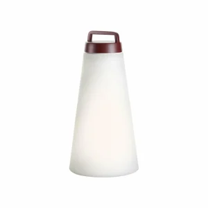 Carpyen Luminaire décoratif d'extérieur LED Sasha, batterie, hauteur 41cm rouge^ Lampes Décoratives
