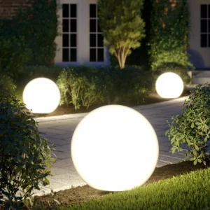 Nowodvorski Lighting Luminaire de terrasse Cumulus M, blanc, plastique, Ø 45 cm, IP44^ Lampes Décoratives
