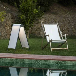 FARO BARCELONA Luminaire de terrasse LED Cadaqués, beige^ Lampes Décoratives