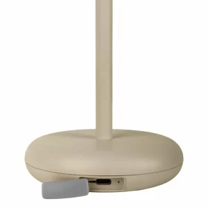Näve Luminaire de terrasse rechargeable LED Pasi beige hauteur 26 cm métal^ Lampes Décoratives