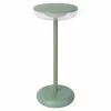 Näve Luminaire de terrasse rechargeable LED Pasi, menthe hauteur 26 cm métal^ Lampes Décoratives