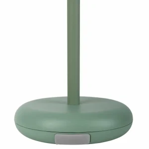 Näve Luminaire de terrasse rechargeable LED Pasi, menthe hauteur 26 cm métal^ Lampes Décoratives