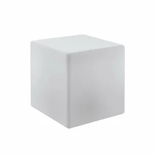 EGLO Luminaire d'extérieur Bottona cube E27 blanc, 30 x 30cm^ Lampes Décoratives