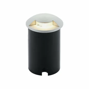 Lucande Luminaire encastré dans le sol Milara, à 1 lampe, aluminium^ Spots Encastrés Dans Le Sol D'Extérieur