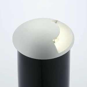 Lucande Luminaire encastré dans le sol Milara, à 1 lampe, aluminium^ Spots Encastrés Dans Le Sol D'Extérieur