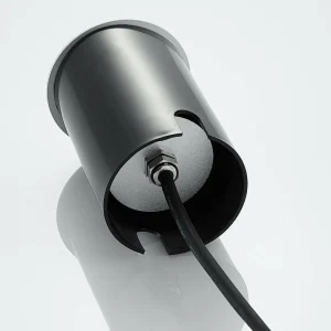 Lucande Luminaire encastré dans le sol Milara, à 1 lampe, aluminium^ Spots Encastrés Dans Le Sol D'Extérieur