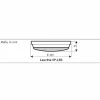 CasaFan Luminaire LED pour Eco Plano II, gris clair^ Ventilateurs
