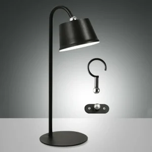 Fabas Luce Luminaire LED rechargeable Armanda, noir, aimant, universel, IP54^ Lampes Décoratives