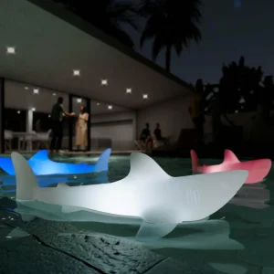 Goodnight Light Luminaire LED rechargeable BOBB the shark lamp, flottant, RGBW^ Lampes Décoratives