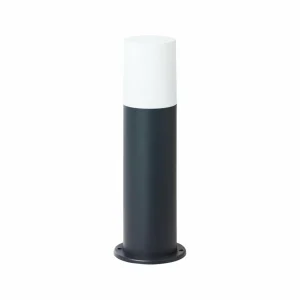Brilliant Luminaire pour socle Aberdeen, hauteur 35 cm, anthracite, acier inoxydable^ Potelets Extérieurs