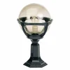 K.S. Verlichting Luminaire pour socle Bali avec boule acrylique, pied noir^ Potelets Extérieurs