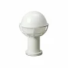 Albert Leuchten Luminaire pour socle blanc avec verre opale^ Potelets Extérieurs