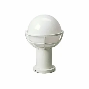Albert Leuchten Luminaire pour socle blanc avec verre opale^ Potelets Extérieurs
