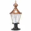 K.S. Verlichting Luminaire pour socle C208, noir^ Potelets Extérieurs