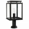 K.S. Verlichting Luminaire pour socle de Vecht, noir, IP44^ Potelets Extérieurs