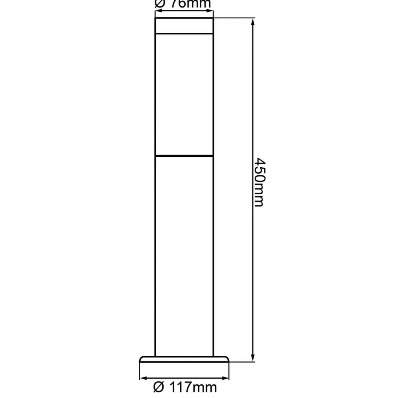 luminaire_pour_socle_dody_noir_mtal_plastique_e_0.webp Brilliant Luminaire pour socle Dody, noir, métal, plastique, E27^ Potelets Extérieurs