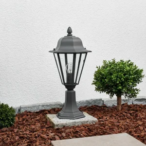 Lindby Luminaire pour socle Edana gris graphite^ Potelets Extérieurs