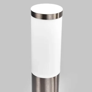 Lindby luminaire pour socle en inox Kristof^ Potelets Extérieurs